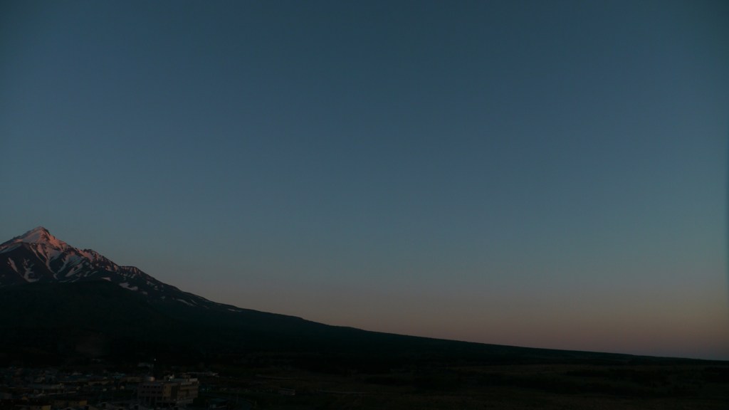 トワイライト・利尻山。