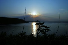 まもなく夕暮れ。
