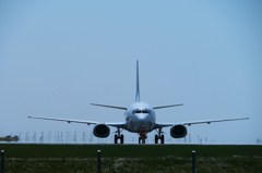 日本最北の空港にて。