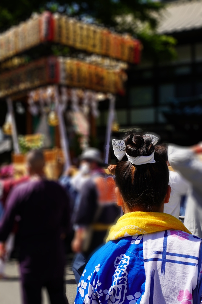 三年ぶりの神輿