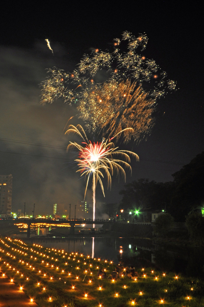 川祭りの花火2
