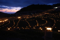 棚田火祭り