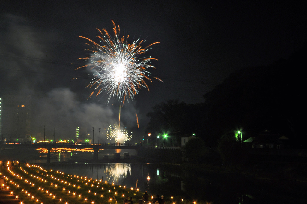 川祭りの花火1