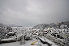 雪景色のジオラマ？？