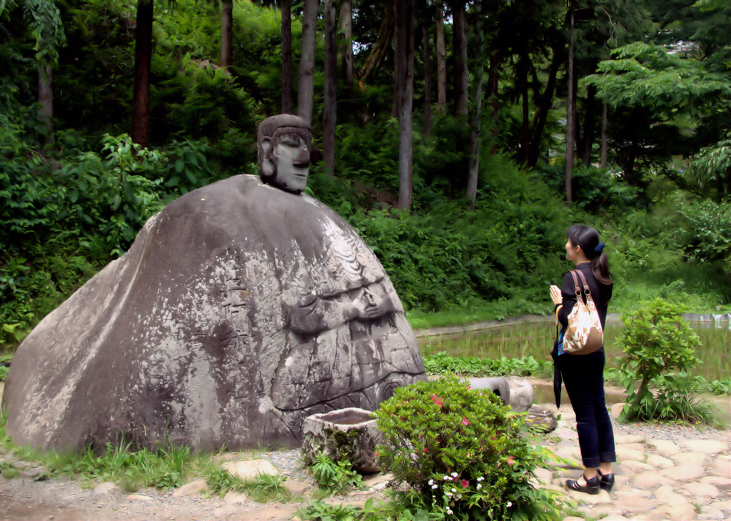 万治の石物　願い