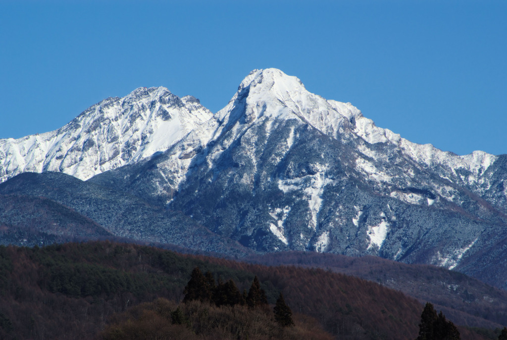 初春の八ヶ岳