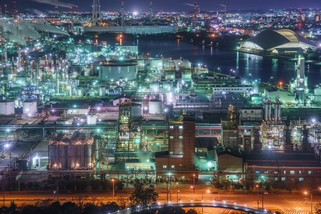 四日市工場夜景