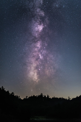 夜空架ける天の川