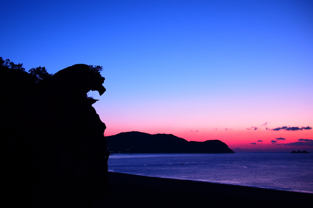 熊野古道～獅子岩暁の景～