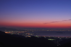 三河湾夜明け２
