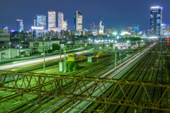 線路夜景