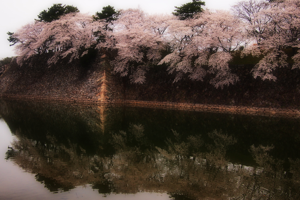 古城に浮かぶ（color）