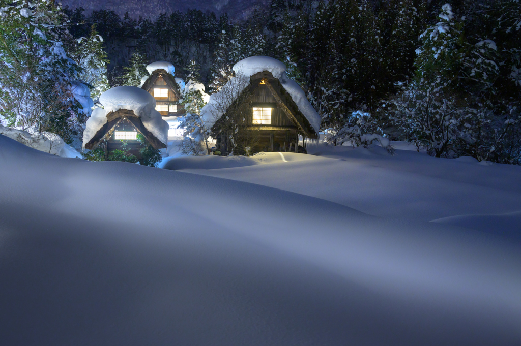 豪雪の白川郷