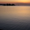 宍道湖の夕焼け　‐群青‐