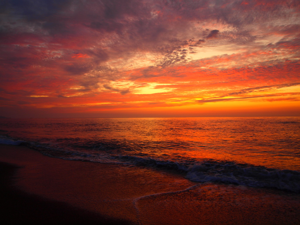 日本海夕日