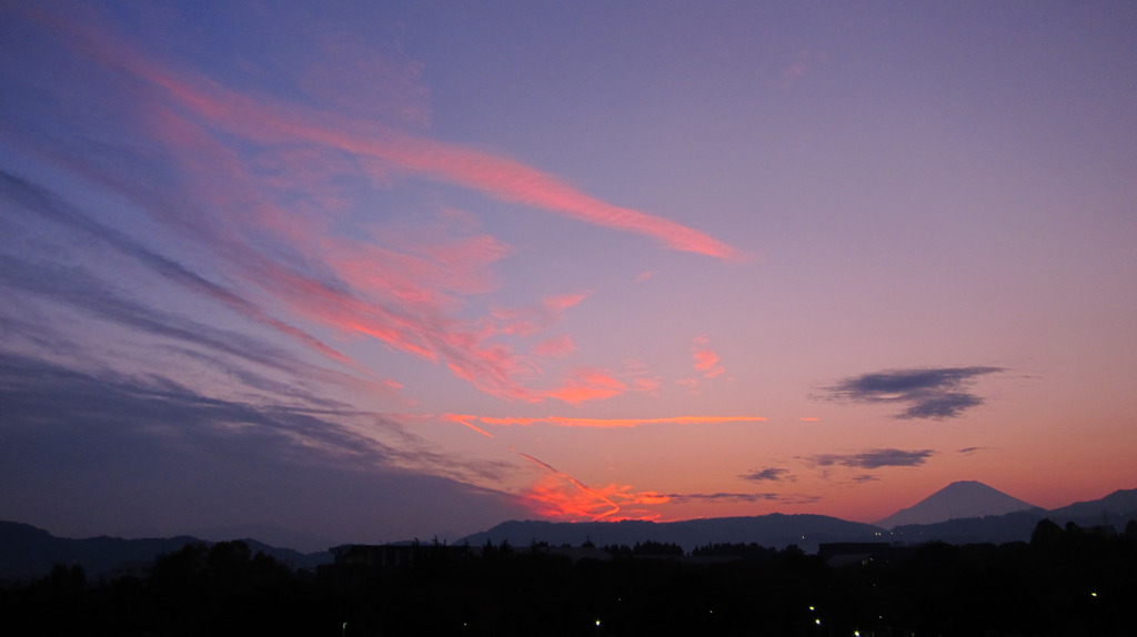 夕暮れ