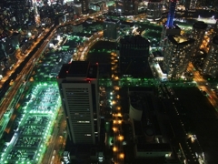 ランドマークタワーからの夜景