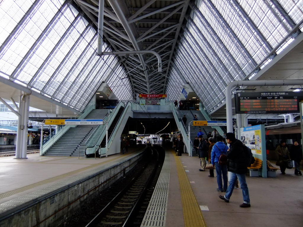 小田原駅ホーム