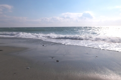 今年最初の海