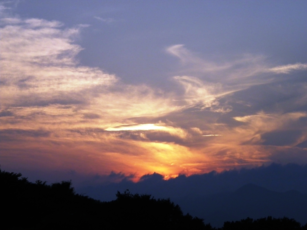 夕暮れの空