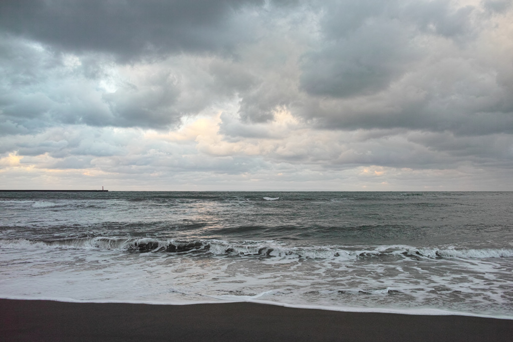 新潟県 日本海の空