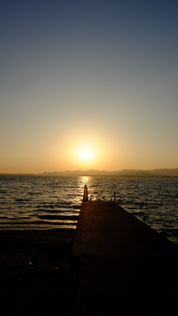 浜名湖 夕暮れ2