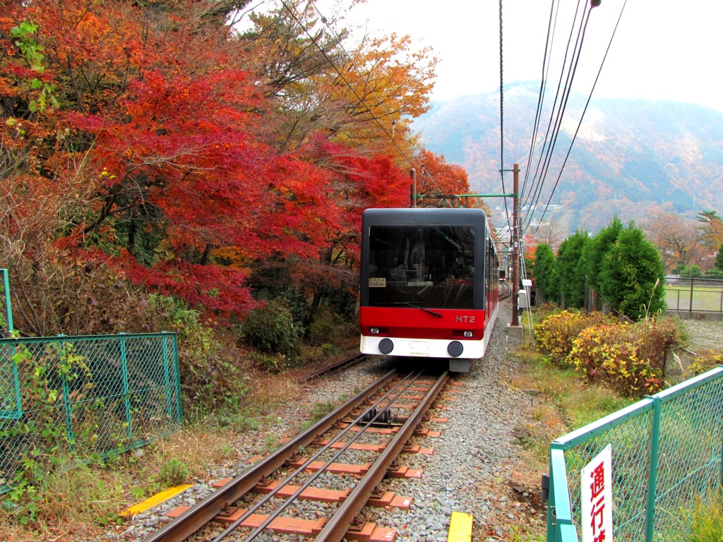 秋の線路