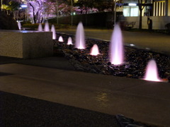 東京ミッドタウンガーデンの小噴水