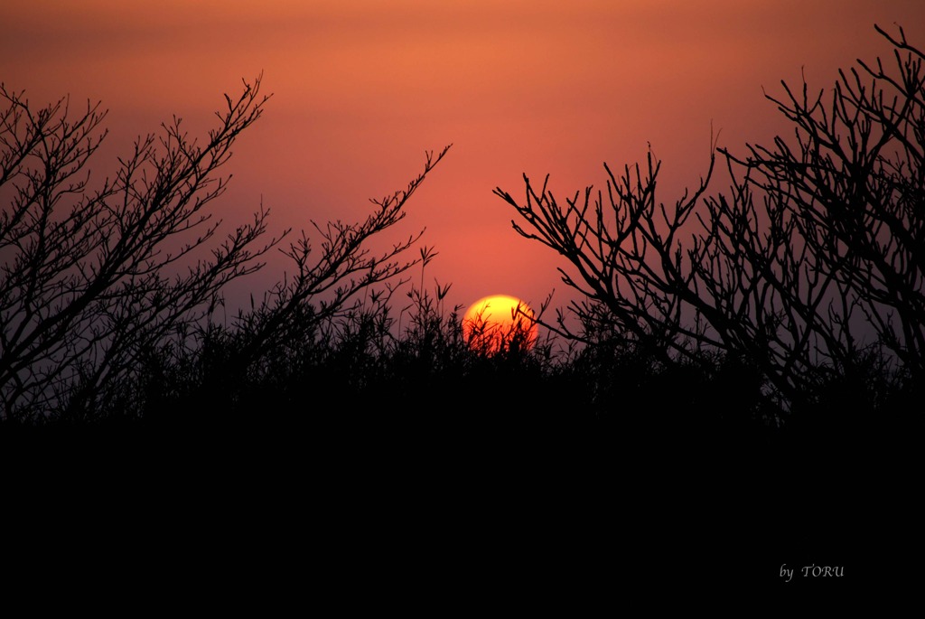 130＿沈む太陽