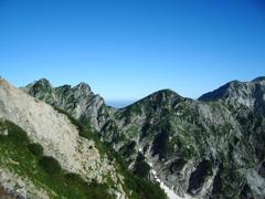 不帰キレット　後立山連峰