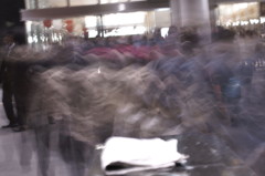 人の波