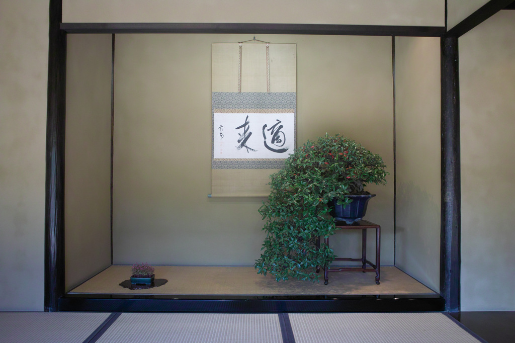 盆栽亭にて