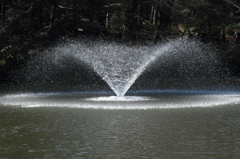 冬の噴水１