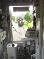 運転席からの景色