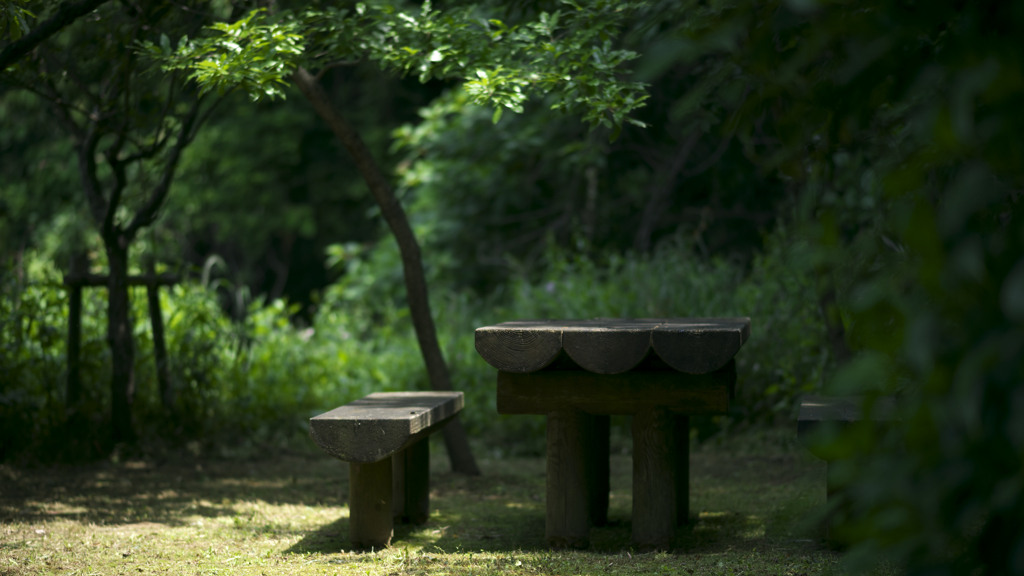 wood table 