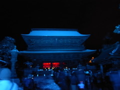 善光寺 ライトアップ 山門