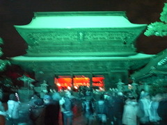 善光寺 ライトアップ 山門
