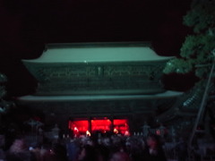 善光寺ライトアップ　山門