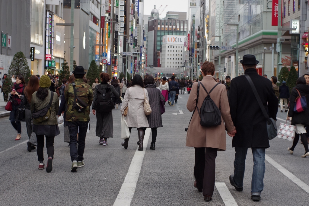 銀座の背中2016-①