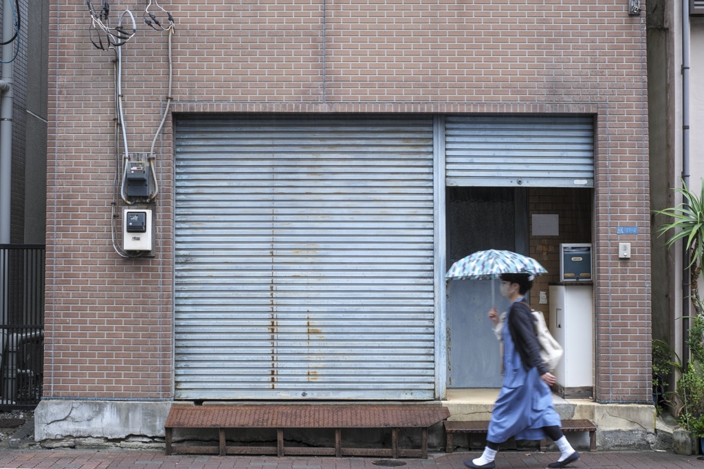 九月の雨の中･･･