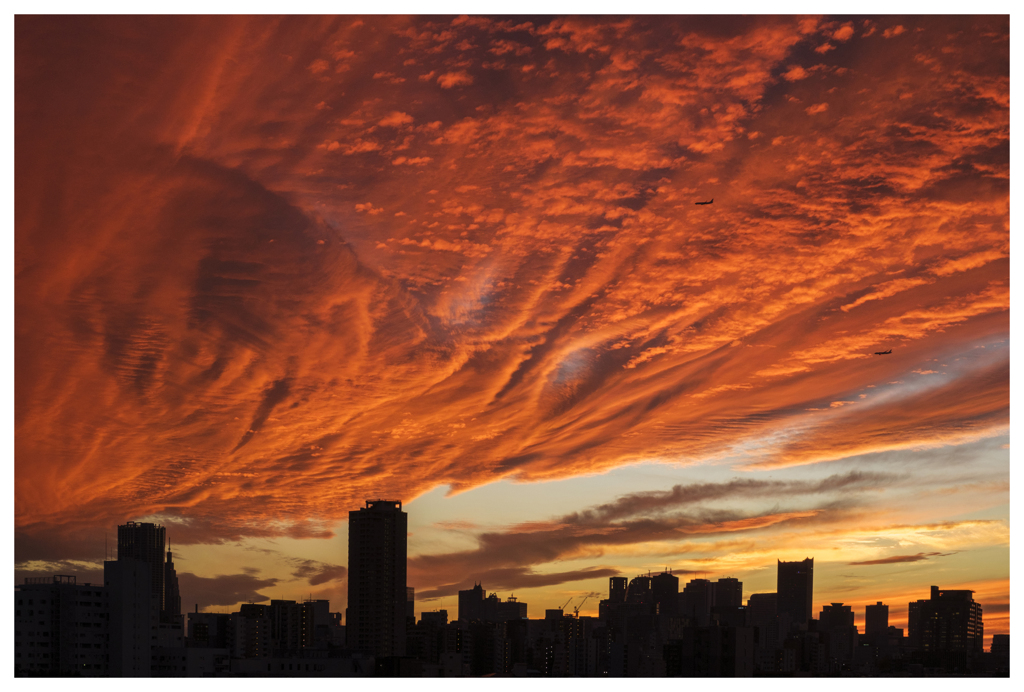 機内からはどんな風に見えるんだろう？