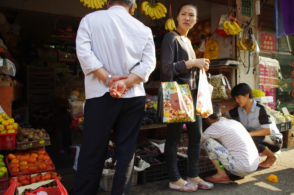 路上市場のヒトビト-①