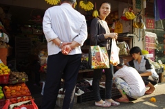 路上市場のヒトビト-①