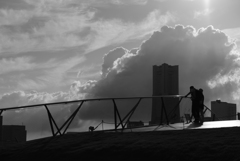 桟橋の上から-④