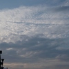 橋の上から雲を撮る