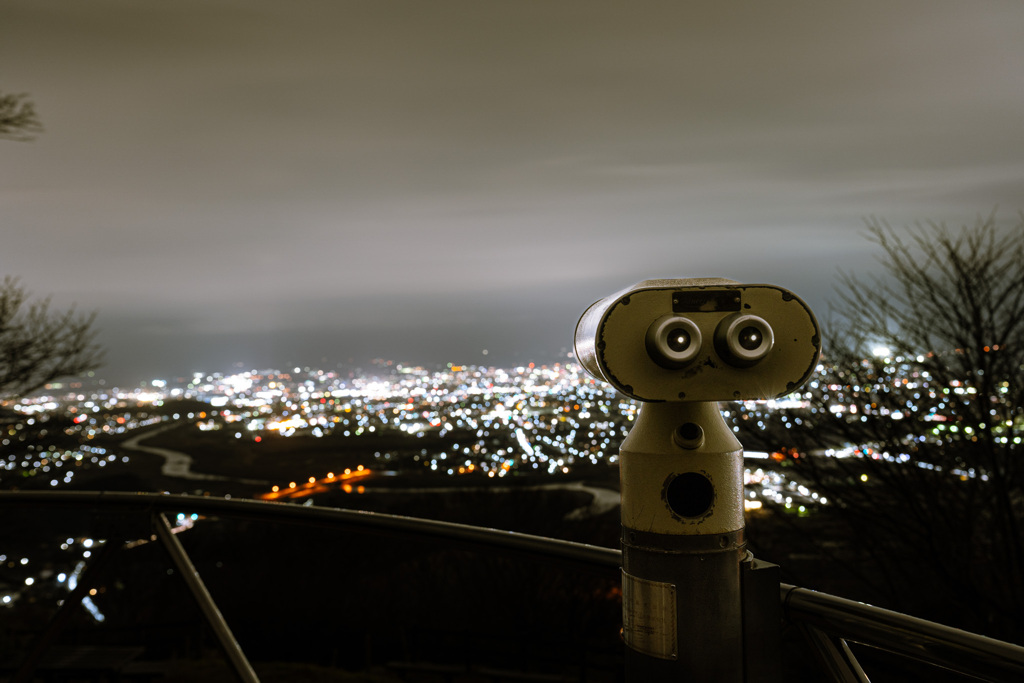 日守山からの夜景2