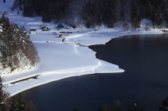 野尻湖冬景