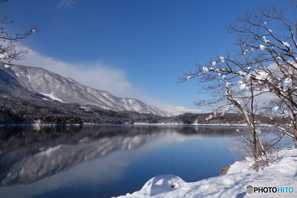 青木湖冬景