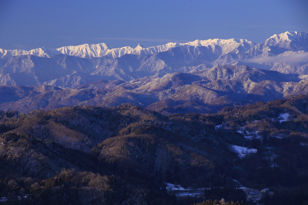 雪のない一月