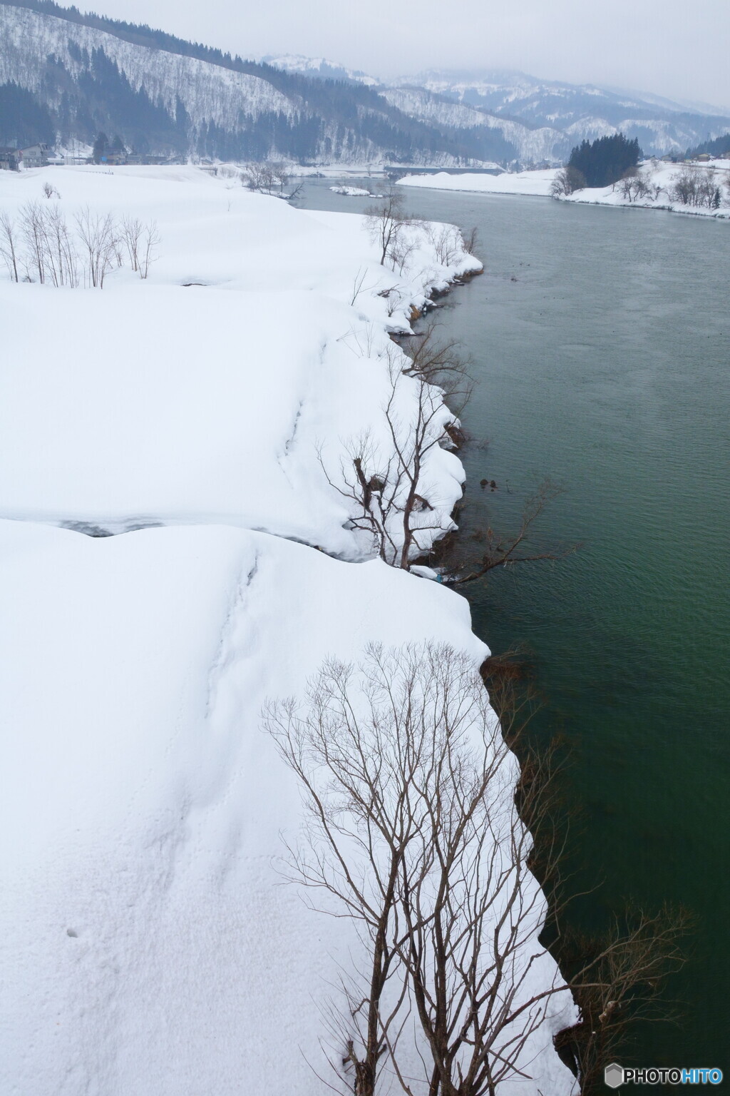 千曲川冬景